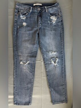 KanCan Distressed Women's Blue Jeans